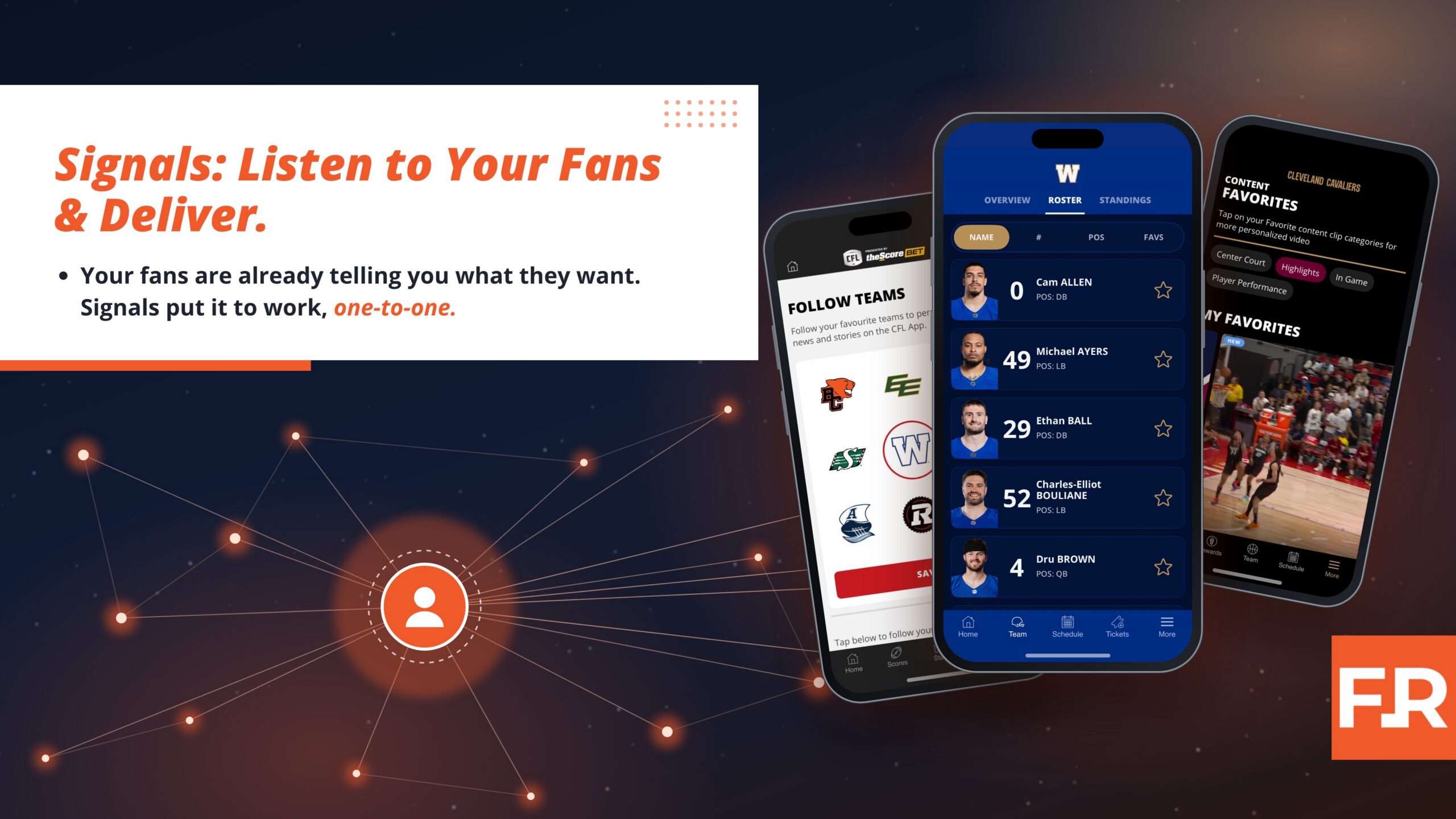 FanReach Mobile App Signals FanReach Mobile App Signals